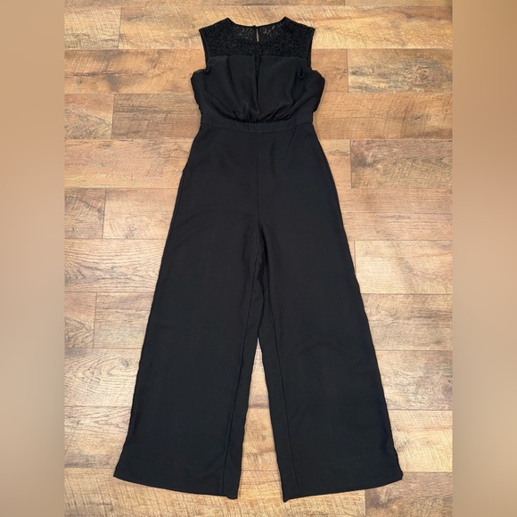 White House Black Market Wide Leg Lace Jumpsuit - Picture 5 of 16